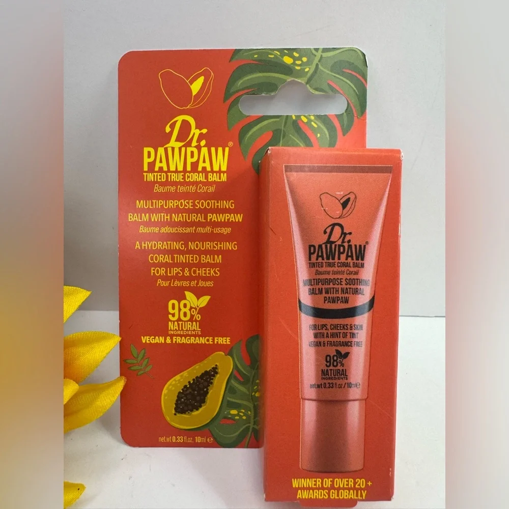 Dr. PawPaw Coral Tinted Balm For Lips & Cheeks